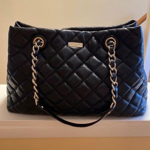 Kate Spade classic quilted black purse
